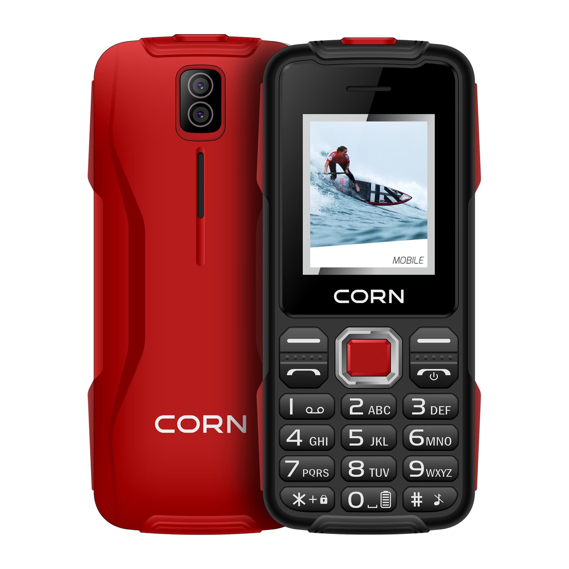 Corn Barra Q5, color Rojo