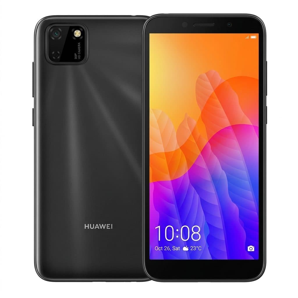 Huawei Y5P, color Negro