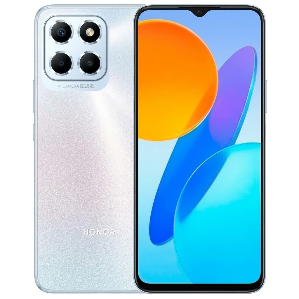 Honor X6 Unisim Claro, color Plata