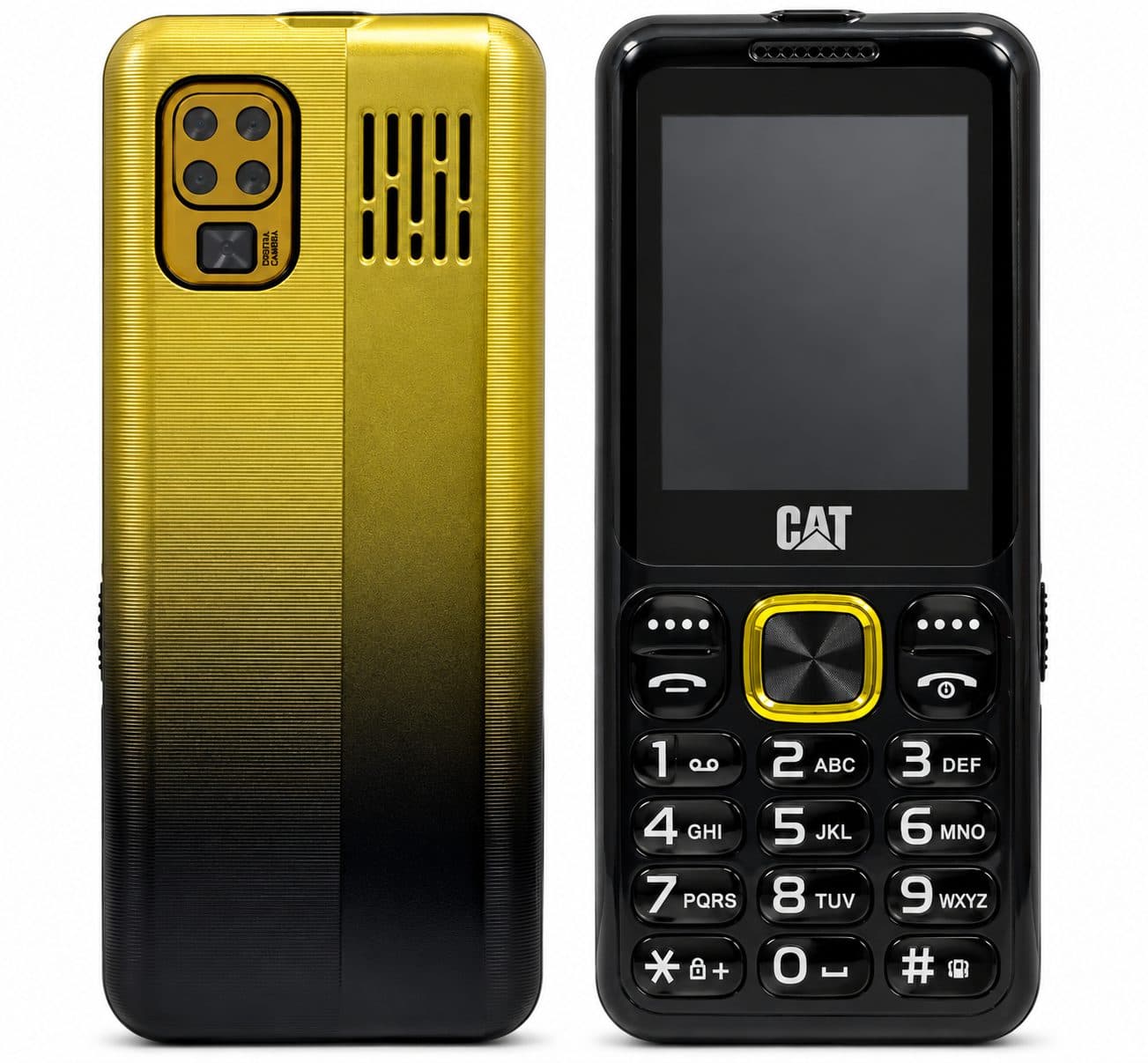 Cat S33, color Negro / Dorado