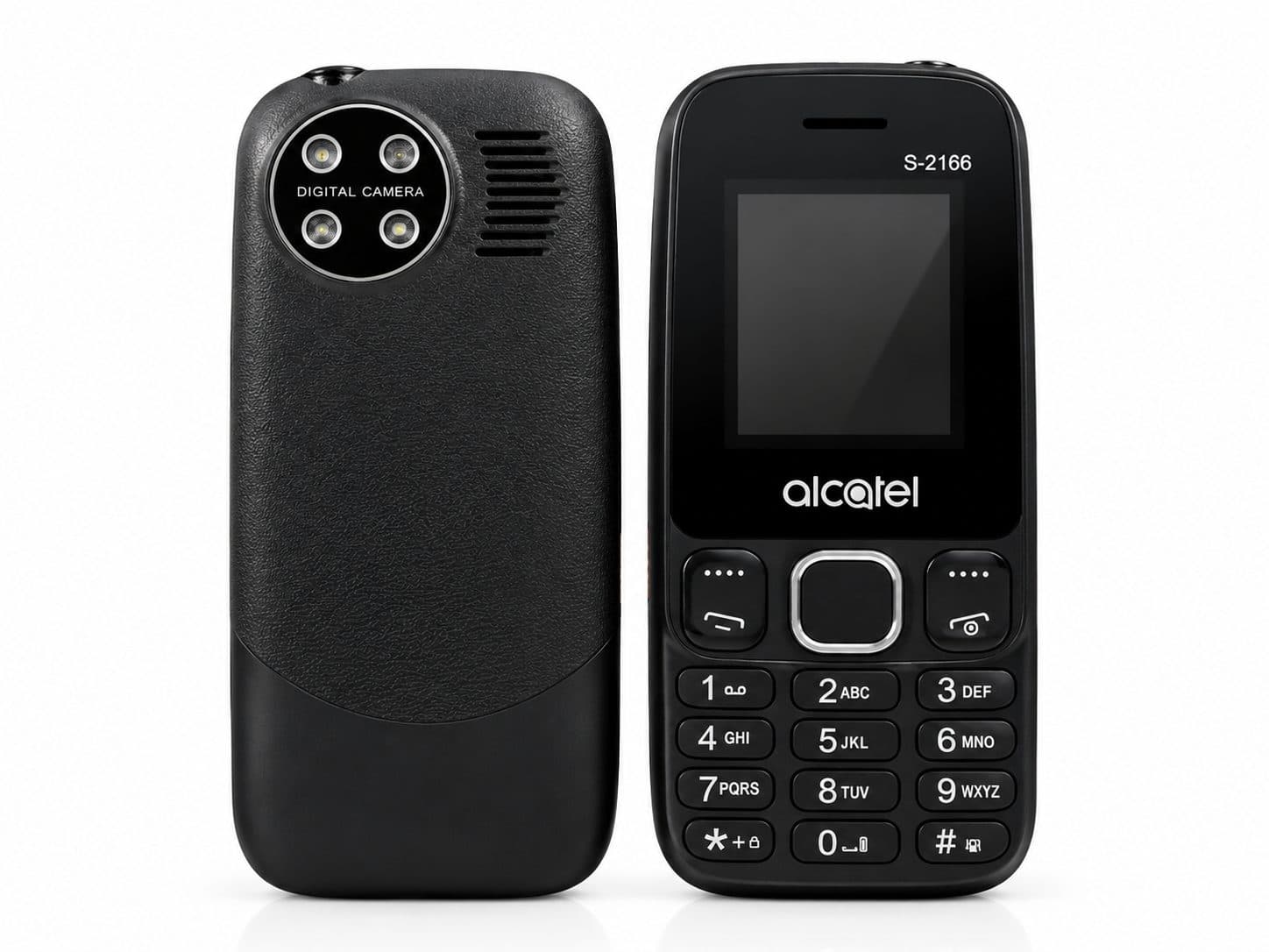 Alcatel S-2166, color Negro