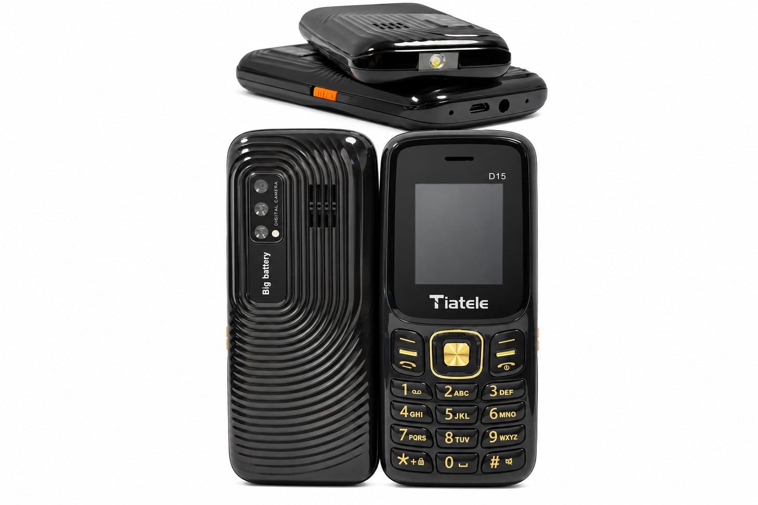 Tiatele D15, color Negro