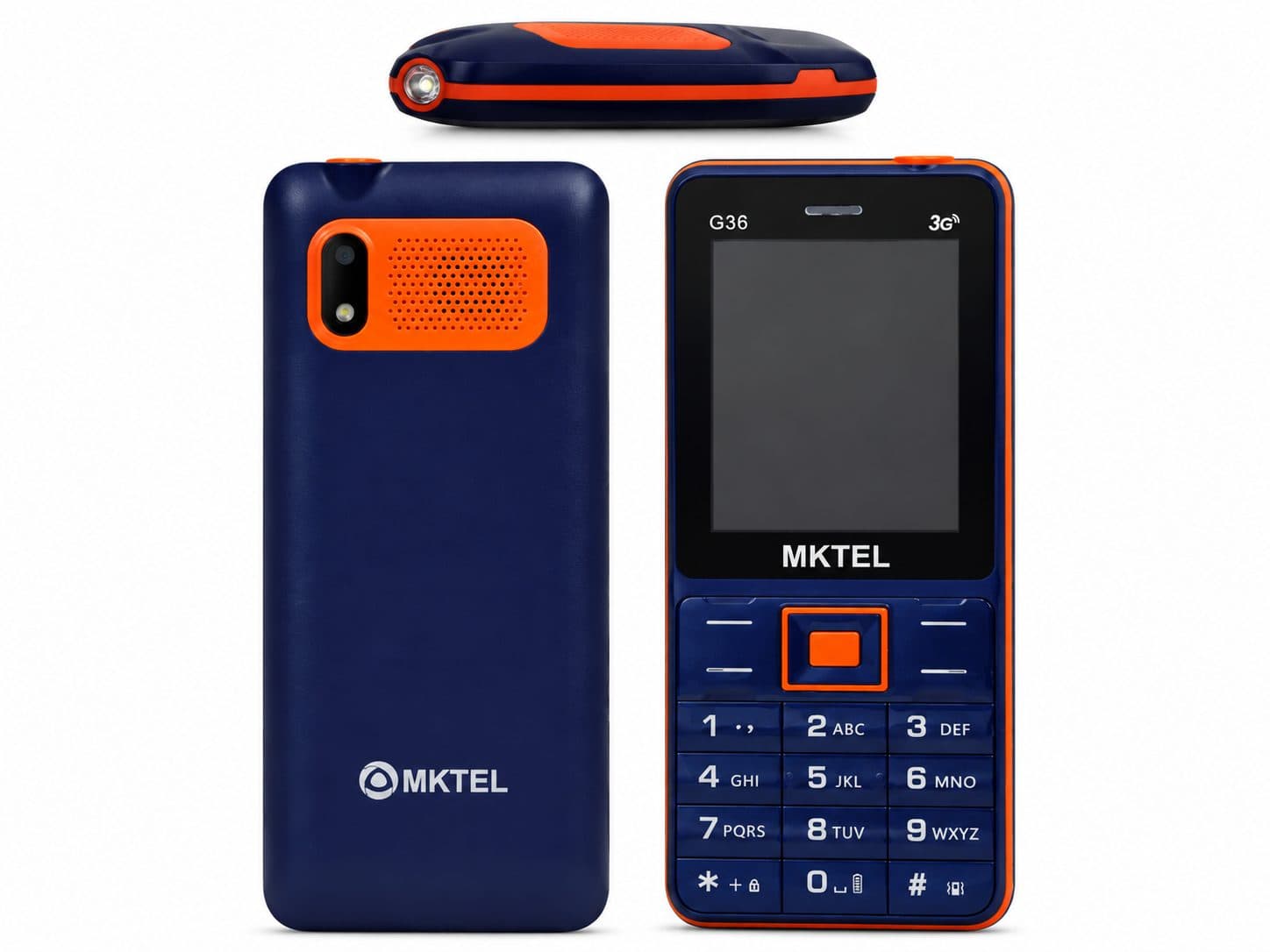 Mktel G36, color Azul / Naranja