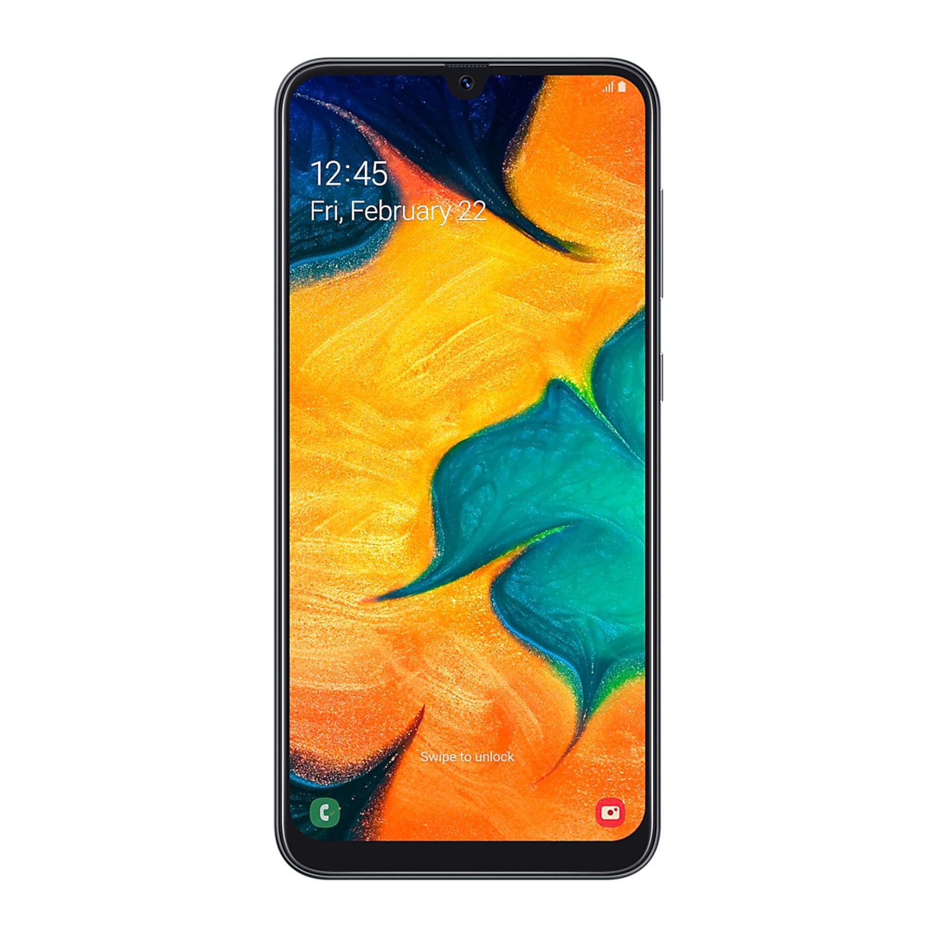 Samsung A30, color Negro